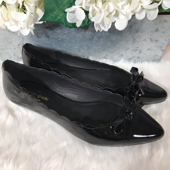 NEW Kate Spade Eleni Flex Scalloped Ballerina Flat - Picture 4 of 8